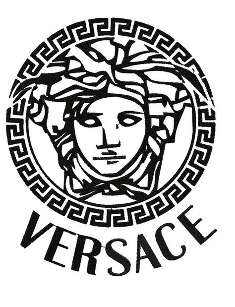 simple versace logo|printable versace logo.